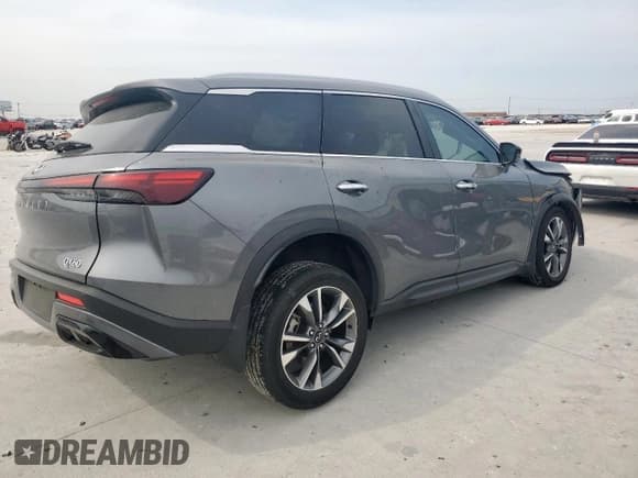✅ 2025 Infiniti QX60 Luxe • VIN: 5N1AL1FS6SC345010 • Lot: 71671705. Listed on Copart with Not provided. Free auction sales archive from the USA and detailed vehicle history report at DreamBid. Image 3.