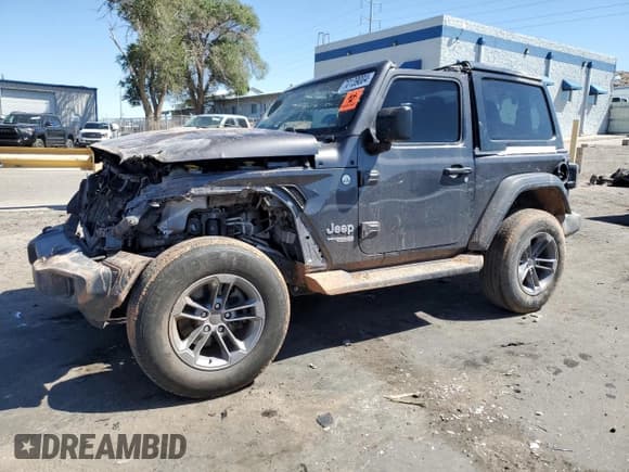 ✅ 2019 Jeep Wrangler Sport S • VIN: 1C4GJXAN4KW501424 • Lot: 70139004. Listed on Copart with 57,707 mi. Free auction sales archive from the USA and detailed vehicle history report at DreamBid. Image 1.
