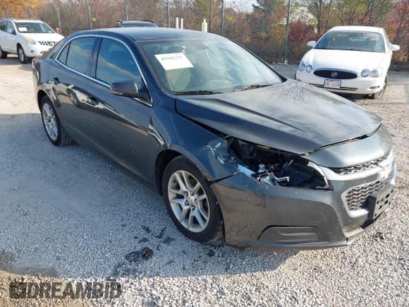 ✅ 2015 Chevrolet Malibu LT • VIN: 1G11C5SL0FF328839 • Lot: 43592227. Listed on IAAI with 254,639 mi. Free auction sales archive from the USA and detailed vehicle history report at DreamBid. Image 1.