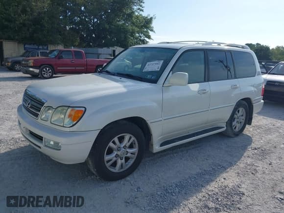 ✅ 2005 Lexus LX 470 • VIN: JTJHT00W754000878 • Lot: 42727042. Wystawiony na IAAI z przebiegiem 263 799 mil. Bezpłatny archiwum sprzedaży aukcyjnych z USA i szczegółowy raport historii pojazdu na DreamBid. Zdjęcie 2.