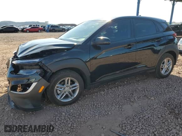 2022 Hyundai Kona SE with VIN KM8K22AB9NU819521, listed as a Copart auction lot 81771675 with 8,530 mi miles and Salvage title. Bid and sale history available at DreamBid. Image 1.