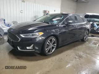 ✅ 2020 Ford Fusion Titanium • VIN: 3FA6P0D95LR192427 • Lot: 91363405. Listed on Copart with 156,198 mi. Free auction sales archive from the USA and detailed vehicle history report at DreamBid. Image 1.
