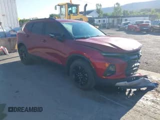 ✅ 2021 Chevrolet Blazer LT • VIN: 3GNKBHRS0MS506942 • Lot: 43060132. Listed on IAAI with 52,222 mi. Free auction sales archive from the USA and detailed vehicle history report at DreamBid. Image 1.