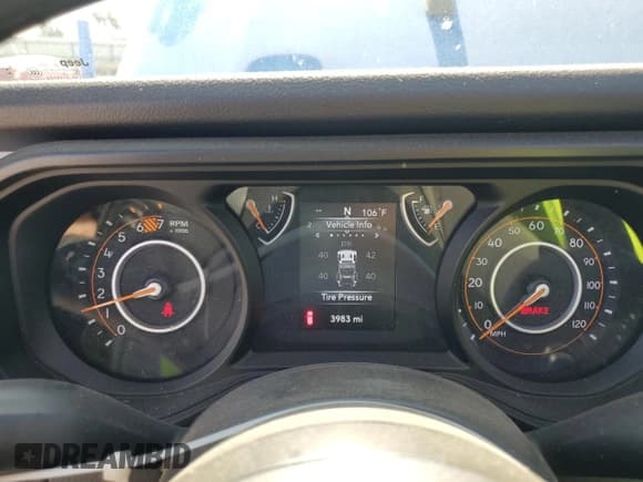 ✅ 2025 Jeep Wrangler Sport • VIN: 1C4PJXAG5SW529430 • Lot: 63073175. Listed on Copart with 3,983 mi. Free auction sales archive from the USA and detailed vehicle history report at DreamBid. Image 9.