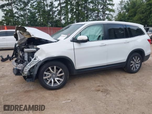 ✅ 2021 Honda Pilot EX-L • VIN: 5FNYF6H56MB025156 • Лот: 42706595. Опубликован ранее на IAAI с пробегом 92 419 миль. Бесплатный доступ к архиву аукционных продаж из США и подробный отчёт об истории автомобиля на DreamBid. Изображение 2.