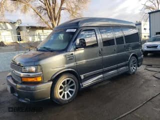 ✅ 2014 Chevrolet Express Cargo Upfitter • VIN: 1GBSGDC49E1154092 • Lot: 41458165. Listed on Copart with 159,351 mi. Free auction sales archive from the USA and detailed vehicle history report at DreamBid. Image 1.