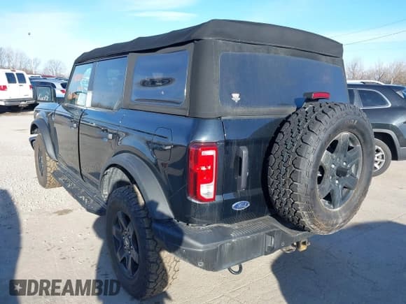 ✅ 2022 Ford Bronco • VIN: 1FMDE5BH9NLB25616 • Lot: 41858725. Listed on IAAI with 34,162 mi. Free auction sales archive from the USA and detailed vehicle history report at DreamBid. Image 3.