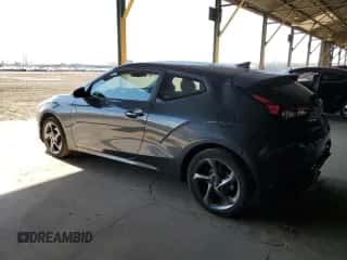 2019 Hyundai Veloster 2.0 with VIN KMHTG6AF6KU018184, listed as a Copart auction lot 60101674 with 98,893 mi miles and Salvage title. Bid and sale history available at DreamBid. Image 2.