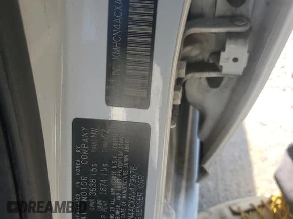 ✅ 2010 Hyundai Accent GLS • VIN: KMHCN4ACXAU479676 • Лот: 88261615. Опубликован ранее на Copart с пробегом 111 360 миль. Бесплатный доступ к архиву аукционных продаж из США и подробный отчёт об истории автомобиля на DreamBid. Изображение 14.