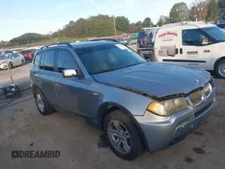 ✅ 2006 BMW X3 3.0i • VIN: WBXPA93416WG89878 • Lot: 43342249. Wystawiony na IAAI z przebiegiem 188 739 mil. Bezpłatny archiwum sprzedaży aukcyjnych z USA i szczegółowy raport historii pojazdu na DreamBid. Zdjęcie 1.