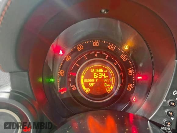 ✅ 2013 FIAT 500 Abarth • VIN: 3C3CFFFH9DT664970 • Лот: 58541385. Опубликован ранее на Copart с пробегом 121 686 миль. Бесплатный доступ к архиву аукционных продаж из США и подробный отчёт об истории автомобиля на DreamBid. Изображение 8.