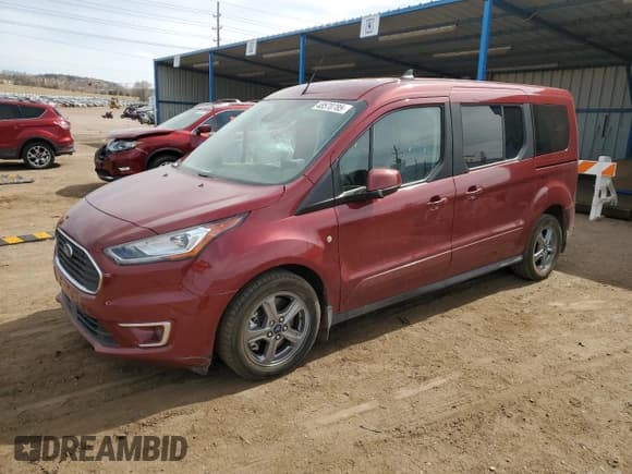 ✅ 2020 Ford Transit Connect Titanium • VIN: NM0GE9G23L1456419 • Lot: 48570785. Wystawiony na Copart z przebiegiem 34 429 mil. Bezpłatny archiwum sprzedaży aukcyjnych z USA i szczegółowy raport historii pojazdu na DreamBid. Zdjęcie 1.