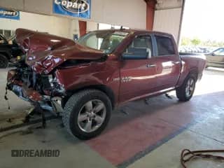 2018 Ram 1500 Big Horn with VIN 3C6RR7LT1JG178628, listed as a Copart auction lot 85560315 with 75,257 mi miles and Salvage title. Bid and sale history available at DreamBid. Image 1.