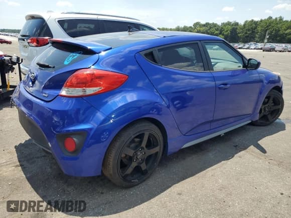✅ 2014 Hyundai Veloster Turbo • VIN: KMHTC6AE4EU199468 • Lot: 65734414. Wystawiony na Copart z przebiegiem 156 354 mil. Bezpłatny archiwum sprzedaży aukcyjnych z USA i szczegółowy raport historii pojazdu na DreamBid. Zdjęcie 3.