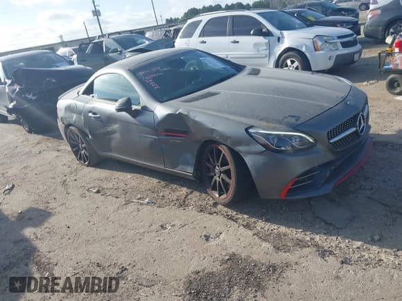 ✅ 2018 Mercedes-Benz SLC 43 AMG • VIN: WDDPK6GA5JF148806 • Лот: 42773249. Опубликован ранее на IAAI с пробегом 13 877 миль. Бесплатный доступ к архиву аукционных продаж из США и подробный отчёт об истории автомобиля на DreamBid. Изображение 1.