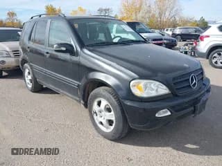 ✅ 2003 Mercedes-Benz M 350 • VIN: 4JGAB57E83A431399 • Lot: 43634193. Listed on IAAI with 236,356 mi. Free auction sales archive from the USA and detailed vehicle history report at DreamBid. Image 1.