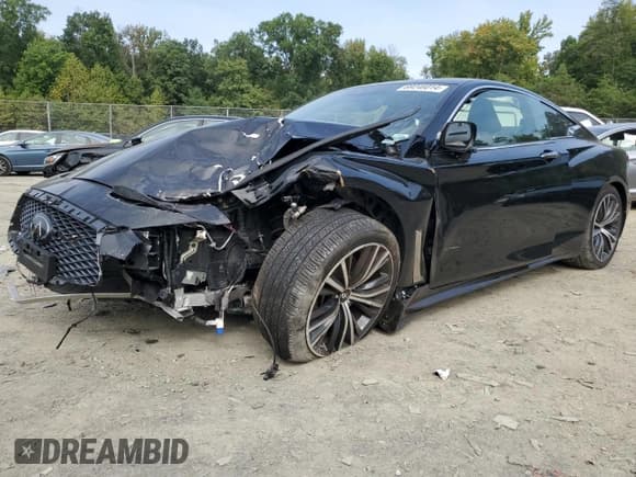 ✅ 2021 Infiniti Q60 Luxe • VIN: JN1EV7KL4MM470492 • Lot: 69246014. Listed on Copart with 23,719 mi. Free auction sales archive from the USA and detailed vehicle history report at DreamBid. Image 1.