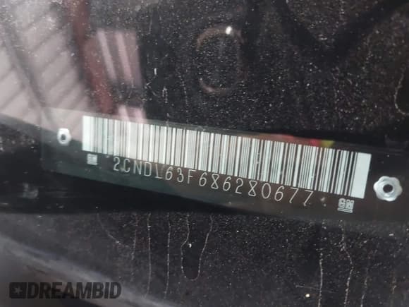 ✅ 2008 Chevrolet Equinox LT • VIN: 2CNDL63F686280677 • Лот: 43475762. Опубликован ранее на IAAI с пробегом 195 311 миль. Бесплатный доступ к архиву аукционных продаж из США и подробный отчёт об истории автомобиля на DreamBid. Изображение 9.