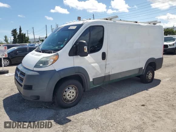 ✅ 2016 Ram ProMaster Cargo • VIN: 3C6TRVAG9GE116429 • Lot: 65410375. Listed on Copart with 185,884 mi. Free auction sales archive from the USA and detailed vehicle history report at DreamBid. Image 1.