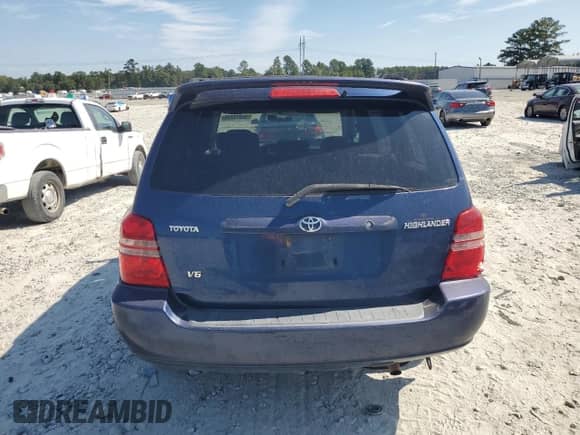 2003 Toyota Highlander with VIN JTEGF21A930087977, listed as a Copart auction lot 80076235 with 313,173 mi miles and Salvage title. Bid and sale history available at DreamBid. Image 6.