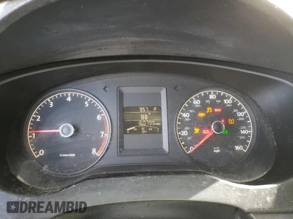 ✅ 2011 Volkswagen Jetta SE • VIN: 3VWDX7AJXBM319612 • Lot: 66919555. Listed on Copart with 160,799 mi. Free auction sales archive from the USA and detailed vehicle history report at DreamBid. Image 9.