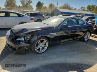 ✅ 2012 BMW 6 Series 650i xDrive • VIN: WBALX5C54CC894436 • Лот: 91653525. Опубликован ранее на Copart с пробегом 122 827 миль. Бесплатный доступ к архиву аукционных продаж из США и подробный отчёт об истории автомобиля на DreamBid. Изображение 1.