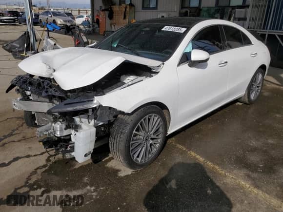 2024 Mercedes-Benz CLA 250 с VIN W1K5J4GB7RN468802, выставлен на аукционе Copart как лот 47618285 с пробегом 7 665 миль миль и Списание • Salvage title. История ставок и продаж доступна на DreamBid. Изображение 1.