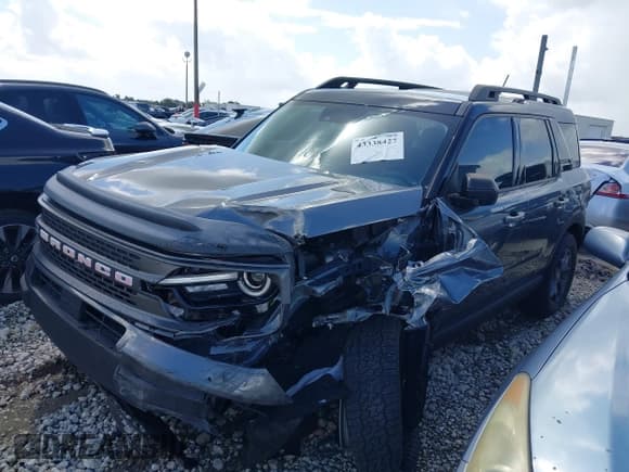 ✅ 2021 Ford Bronco Sport Badlands • VIN: 3FMCR9D94MRA46920 • Lot: 43338427. Listed on IAAI with 39,569 mi. Free auction sales archive from the USA and detailed vehicle history report at DreamBid. Image 2.
