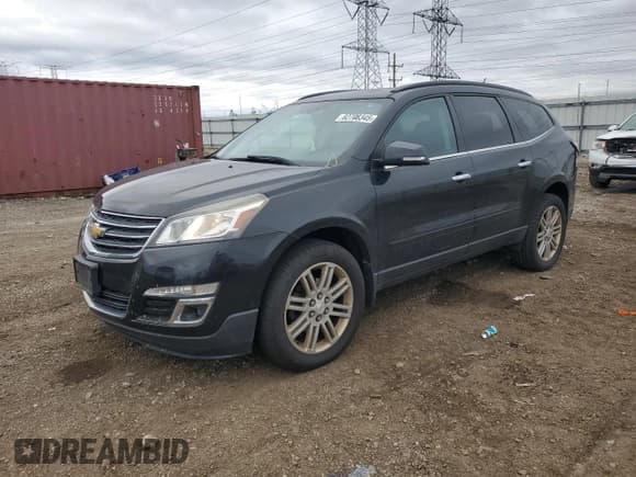 ✅ 2015 Chevrolet Traverse LT • VIN: 1GNKRGKD8FJ323939 • Лот: 82708345. Опубликован ранее на Copart с пробегом 111 022 миль. Бесплатный доступ к архиву аукционных продаж из США и подробный отчёт об истории автомобиля на DreamBid. Изображение 1.