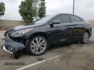 ✅ 2022 Hyundai Accent Limited • VIN: 3KPC34A69NE169785 • Лот: 74907834. Опубликован ранее на Copart с пробегом 42 779 миль. Бесплатный доступ к архиву аукционных продаж из США и подробный отчёт об истории автомобиля на DreamBid. Изображение 1.