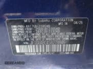 ✅ 2025 Subaru Impreza • VIN: JF1GUABC4S8278846 • Lot: 43376399. Listed on IAAI with 3,019 mi. Free auction sales archive from the USA and detailed vehicle history report at DreamBid. Image 9.