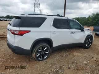 2019 Chevrolet Traverse LT Cloth z VIN 1GNERGKW9KJ108899, wystawiony jako Copart lot #64305465 z przebiegiem 122 145 mil mil oraz Szkoda całkowita • Salvage title. Historia ofert i sprzedaży dostępna na DreamBid. Obrazek 3.