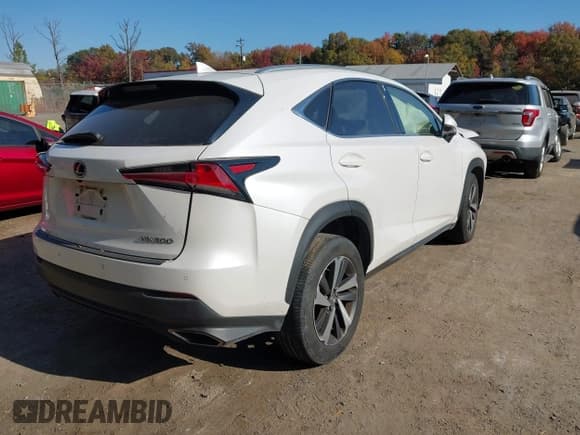 ✅ 2018 Lexus NX 300 • VIN: JTJBARBZ9J2165845 • Lot: 43537252. Wystawiony na IAAI z przebiegiem 104 185 mil. Bezpłatny archiwum sprzedaży aukcyjnych z USA i szczegółowy raport historii pojazdu na DreamBid. Zdjęcie 4.