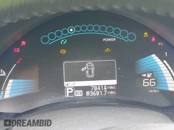 ✅ 2015 Nissan LEAF S • VIN: 1N4AZ0CP6FC326563 • Lot: 43723022. Listed on IAAI with 78,414 mi. Free auction sales archive from the USA and detailed vehicle history report at DreamBid. Image 7.