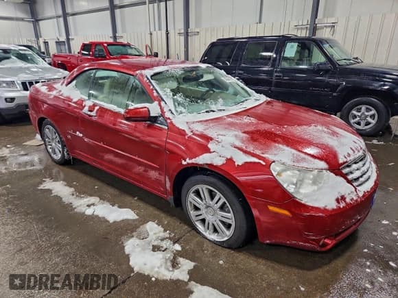 ✅ 2008 Chrysler Sebring Limited • VIN: 1C3LC65M18N234282 • Lot: 94645115. Listed on Copart with 150,828 mi. Free auction sales archive from the USA and detailed vehicle history report at DreamBid. Image 4.