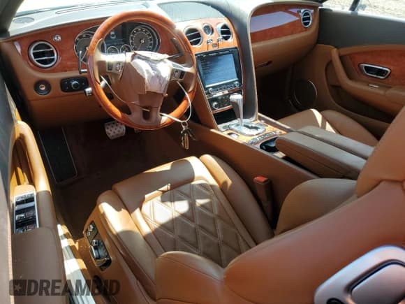 ✅ 2013 Bentley Continental GT • VIN: SCBFU7ZA2DC084722 • Lot: 50199214. Listed on Copart with 25,225 mi. Free auction sales archive from the USA and detailed vehicle history report at DreamBid. Image 8.