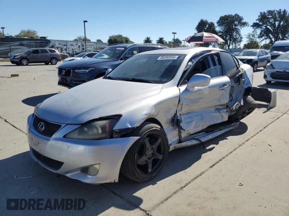 ✅ 2006 Lexus IS 250 • VIN: JTHCK262065004023 • Lot: 85393595. Listed on Copart with Not provided. Free auction sales archive from the USA and detailed vehicle history report at DreamBid. Image 1.