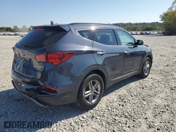 ✅ 2017 Hyundai Santa Fe 2.4L • VIN: 5NMZU3LB6HH017181 • Lot: 86410045. Listed on Copart with 87,760 mi. Free auction sales archive from the USA and detailed vehicle history report at DreamBid. Image 3.