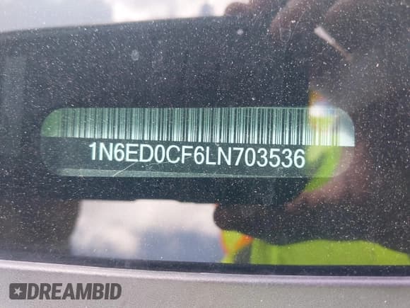 ✅ 2020 Nissan Frontier SV • VIN: 1N6ED0CF6LN703536 • Lot: 42516270. Listed on IAAI with 51,115 mi. Free auction sales archive from the USA and detailed vehicle history report at DreamBid. Image 9.