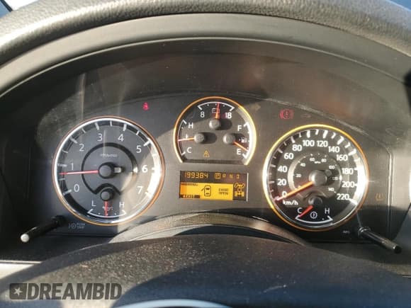 ✅ 2010 Nissan Armada Platinum • VIN: 5N1AA0NE3AN622436 • Lot: 68506195. Listed on Copart with 199,384 mi. Free auction sales archive from the USA and detailed vehicle history report at DreamBid. Image 9.