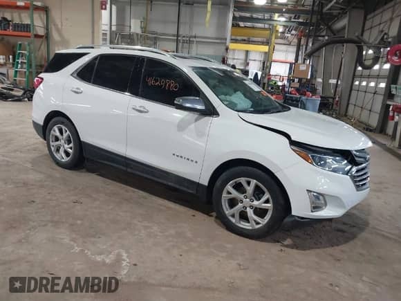 2018 Chevrolet Equinox Premier с VIN 3GNAXPEU1JS542875, выставлен на аукционе IAAI как лот 41629880 с пробегом 159 870 миль миль и . История ставок и продаж доступна на DreamBid. Изображение 1.