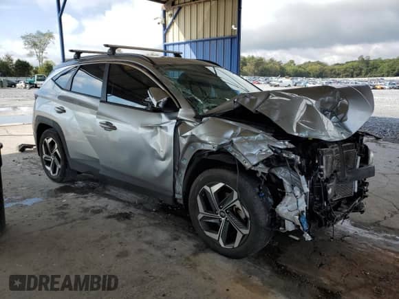 2022 Hyundai Tucson SEL with VIN 5NMJC3AE6NH155375, listed as a Copart auction lot 85652325 with 59,915 mi miles and Salvage title. Bid and sale history available at DreamBid. Image 4.
