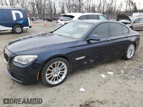 ✅ 2014 BMW 7 Series 750i xDrive • VIN: WBAYB6C52ED225217 • Lot: 46104815. Listed on Copart with 155,822 mi. Free auction sales archive from the USA and detailed vehicle history report at DreamBid. Image 1.