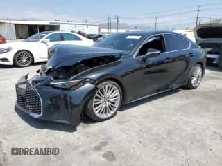 2022 Lexus IS 300 с VIN JTHDA1D27N5120709, выставлен на аукционе Copart как лот 55264735 с пробегом 48 315 миль миль и Списание • Salvage title. История ставок и продаж доступна на DreamBid. Изображение 1.