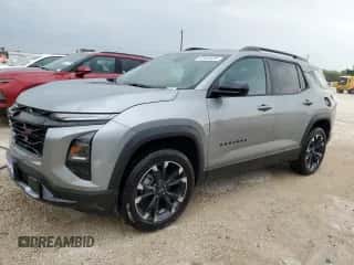 2025 Chevrolet Equinox AWD RS с VIN 3GNAXTEGXSL286055, выставлен на аукционе Copart как лот 53403435 с пробегом 22 миль миль и Чистый • Clean title. История ставок и продаж доступна на DreamBid. Изображение 1.