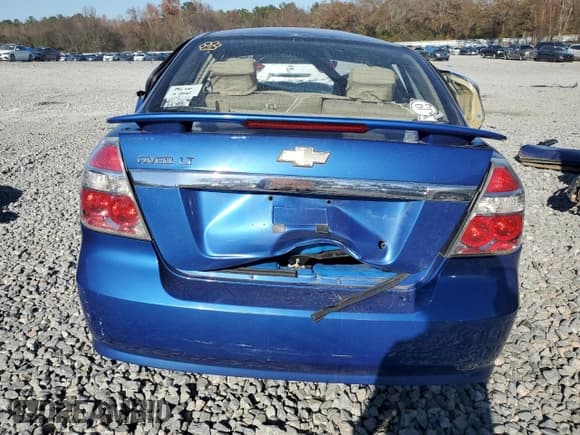 ✅ 2007 Chevrolet Aveo LT • VIN: KL1TG56647B072813 • Lot: 56561775. Wystawiony na Copart z przebiegiem Nie podano. Bezpłatny archiwum sprzedaży aukcyjnych z USA i szczegółowy raport historii pojazdu na DreamBid. Zdjęcie 6.