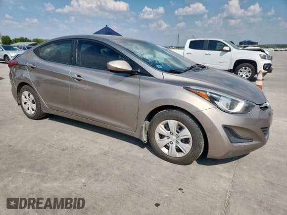 ✅ 2016 Hyundai Elantra SE • VIN: 5NPDH4AE0GH772460 • Lot: 80504075. Listed on Copart with 148,527 mi. Free auction sales archive from the USA and detailed vehicle history report at DreamBid. Image 4.