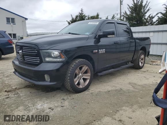 ✅ 2014 Ram 1500 Sport • VIN: 1C6RR7MT9ES204535 • Lot: 81184695. Listed on Copart with 170,368 mi. Free auction sales archive from the USA and detailed vehicle history report at DreamBid. Image 1.
