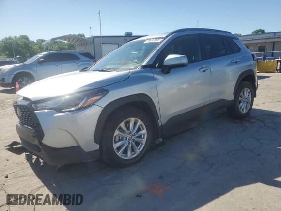 ✅ 2024 Toyota Corolla Cross LE • VIN: 7MUBAAAG0RV103913 • Lot: 58040095. Listed on Copart with 49,059 mi. Free auction sales archive from the USA and detailed vehicle history report at DreamBid. Image 1.