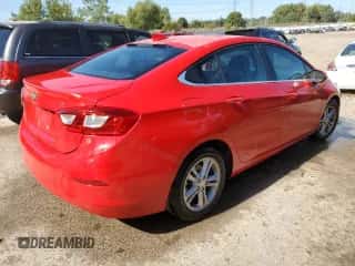2016 Chevrolet Cruze LT z VIN 1G1BE5SM4G7274349, wystawiony jako Copart lot #61514572 z przebiegiem 84 726 mil mil oraz . Historia ofert i sprzedaży dostępna na DreamBid. Obrazek 3.